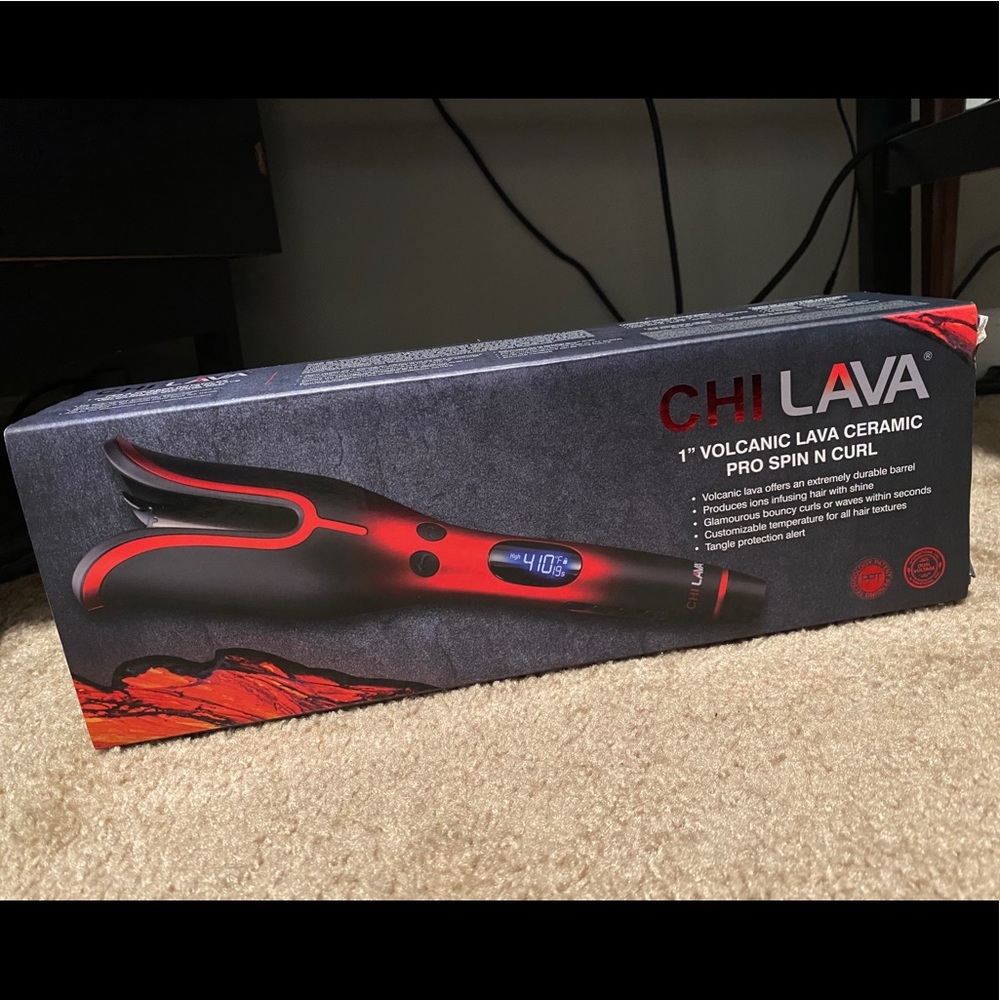 Chi Lava 1” Volcanic Lava Ceramic Pro Spin N Curl